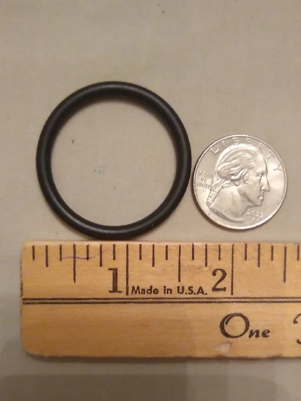 Set of 5 C-ring Black Rubber - Multi Size Pack, #10